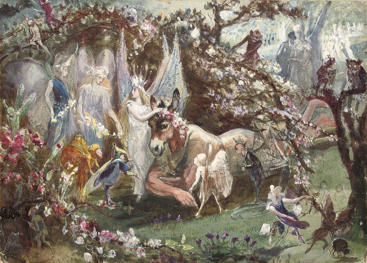Titania e Bottom da 'Sogno di una notte di mezza estate' di William Shakespeare